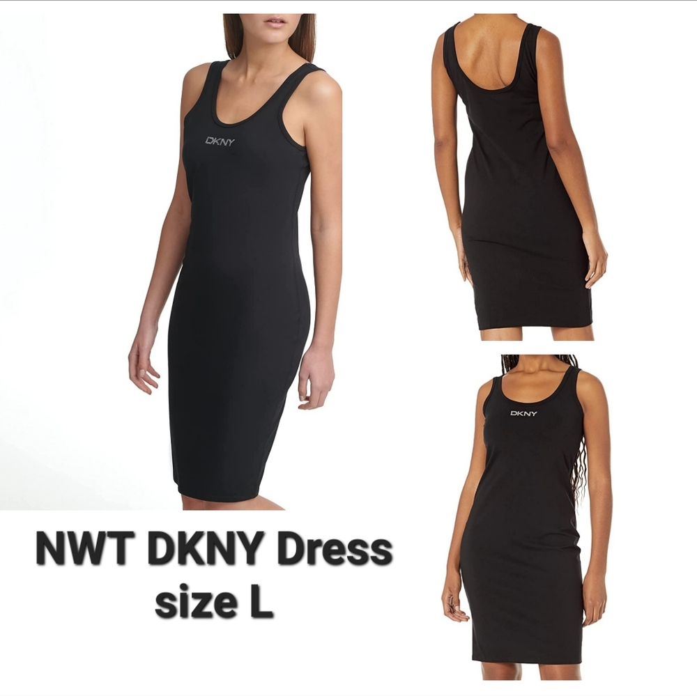 Nwt Dkny Sport Cotton Dress, size L
